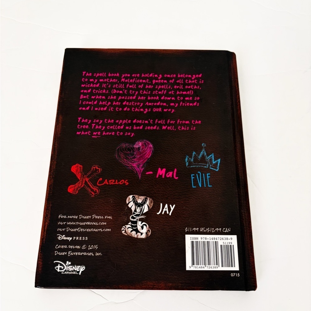 Descendants: Mal’s Spell Book by Disney Books (2015, Hardcover) - Picture 7 of 7